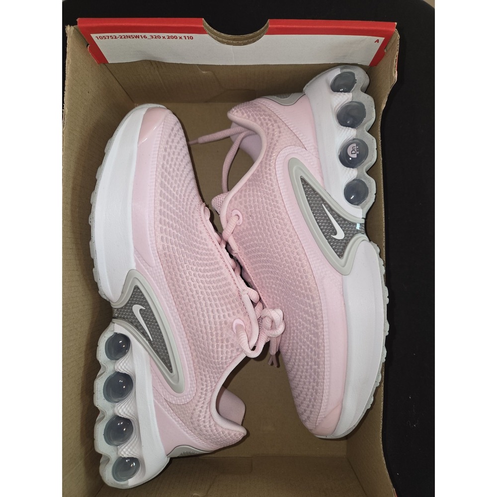 Nike Airmax dn‎ (gs) 6y = 7.5 womens HOT COLORWAY!! Pink foam gray white